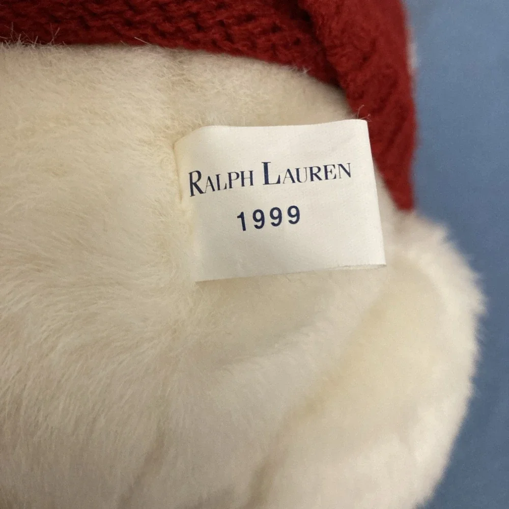 Ralph Lauren Polo 2000 Teddy Bear, The Bear‎ That Cares Plush w/Jointed Legs
